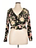 ASOS Black Long Sleeve Blouse Size 14 - photo 1