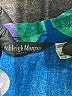 Ashleigh Morgan 100% Rayon Tropical Blue Short Sleeve Blouse Size L - photo 7