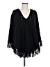 Max Studio Black Poncho One size - photo 1