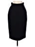 Sportmax 100% Nylon Solid Black Formal Skirt Size 6 - photo 1