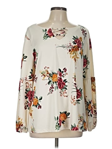 EMALINE Long Sleeve Blouse (view 1)