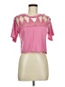 Don't Ask Why 100% Cotton Pink Short Sleeve Top One size - photo 1