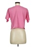 Don't Ask Why 100% Cotton Pink Short Sleeve Top One size - photo 2