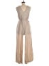 Zara Solid Tan Jumpsuit Size M - photo 2