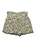 Three Dots 100% Rayon Animal Print Yellow Shorts Size M - photo 1