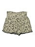 Three Dots 100% Rayon Animal Print Yellow Shorts Size M - photo 2