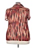 Avenue 100% Polyester Brown Short Sleeve Polo Size 18 Plus - photo 2