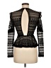 Privy Black Long Sleeve Top Size M - photo 2
