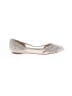 Badgley Mischka Silver Ivory Flats Size 8 - photo 1