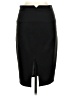 MAX Solid Black Casual Skirt Size 9 - photo 2