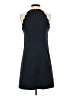 Slate & Willow 100% Polyester Solid Black Cocktail Dress Size 4 - photo 2