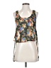 Sparkle & Fade 100% Polyester Black Sleeveless Blouse Size S - photo 1