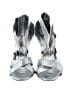 Manolo Blahnik Metallic Silver Sandals Size EU 38 - photo 2