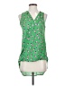 Ro & De 100% Polyester Green Sleeveless Blouse Size XS - photo 1