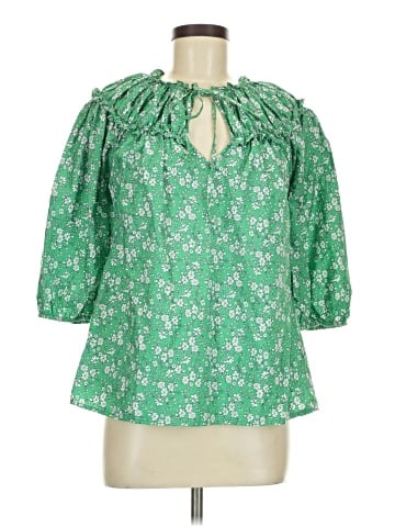 Topshop 3/4 Sleeve Blouse (view 1)