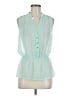 Guess Teal Sleeveless Blouse Size M - photo 1