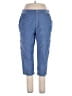 Rafaella Blue Cargo Pants Size 12 - photo 1