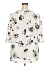 MELLODAY Floral Ivory 3/4 Sleeve Blouse Size 2X - photo 2