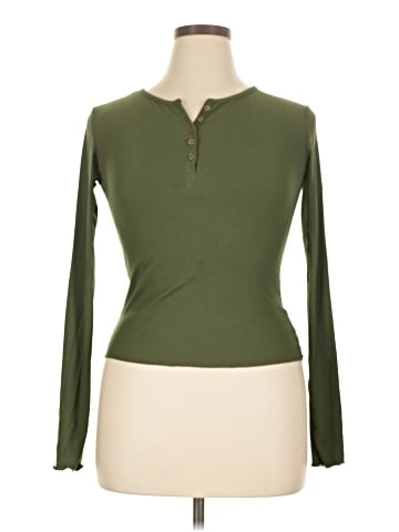 DAZY Long Sleeve Henley (view 1)