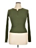 DAZY Green Long Sleeve Henley Size XL - photo 1