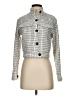 Shein 100% Polyester Houndstooth Ivory Jacket Size XS - photo 1