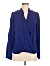 Mossimo 100% Polyester Blue Long Sleeve Polo Size M - photo 1