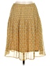 Max Studio 100% Polyester Paisley Yellow Casual Skirt Size S - photo 1