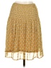 Max Studio 100% Polyester Paisley Yellow Casual Skirt Size S - photo 2