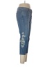 J.Jill Floral Blue Jeans Size 10 - photo 4
