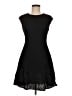 Rebecca Taylor Solid Black Cocktail Dress Size 6 - photo 1