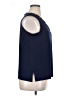 MICHAEL Michael Kors Blue Sleeveless Blouse Size XL - photo 4