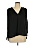 Valette 100% Polyester Black Sleeveless Blouse Size L - photo 1