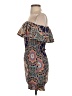 Shein 100% Polyester Paisley Blue Cocktail Dress Size 4 - photo 5