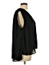 Valette 100% Polyester Black Sleeveless Blouse Size L - photo 4
