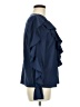 Shein Blue Long Sleeve Blouse Size 6 - photo 4