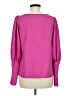 Unbranded 100% Polyester Pink Long Sleeve Blouse Size M - photo 2