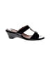 Sofft 100% Leather Black Wedges Size 7 1/2 (narrow) - photo 1