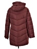 Andrew Marc 100% Polyester Burgundy Coat Size L - photo 2