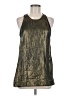 A.L.C. 100% Polyester Green Sleeveless Top Size M - photo 1