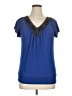 Wrapper Blue Short Sleeve Top Size XL - photo 1