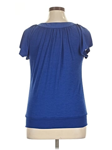 Wrapper Short Sleeve Top (view 2)