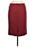 Willi Smith Solid Burgundy Wool Skirt Size 6 - photo 2