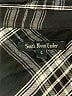 South Moon Under 100% Rayon Plaid Black Long Sleeve Button-Down Shirt Size S - photo 7