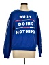 Wound Up Blue Sweatshirt Size L - photo 1