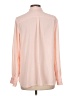 Talbots 100% Polyester Color Block Pink Long Sleeve Blouse Size L - photo 2