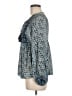 Sigrid Olsen 100% Rayon Blue Long Sleeve Blouse Size XS - photo 5