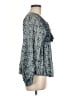Sigrid Olsen 100% Rayon Blue Long Sleeve Blouse Size XS - photo 4