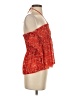 TOBI 100% Polyester Red Sleeveless Blouse Size XS - photo 4