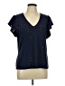 MICHAEL Michael Kors Stars Blue Short Sleeve Blouse Size L - photo 1