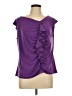 Rafaella Purple Sleeveless T-Shirt Size L - photo 1